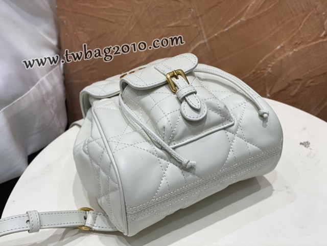 Dior专柜2025早春新款迪奥高仿原单小号Caro双肩背包女士后背包 djfk1820